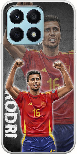 Euro 2024 Rodri Honor X8a TPU flexibil transparent din silicon