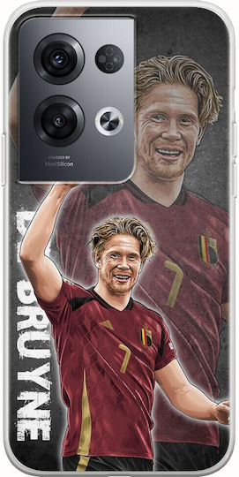 Euro 2024 Kevin De Bruyne Oppo Reno 8 Pro 5g Flexible Tpu Transparent Silicone