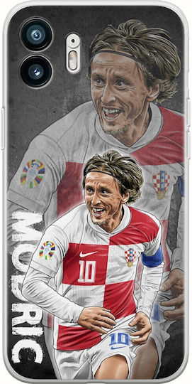 Husă transparentă din silicon Euro 2024 Luka Modric pentru telefon