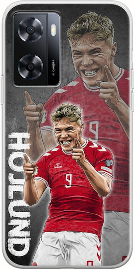 Euro 2024 Rasmus Hojlund Oppo A57 4g Flexible Tpu Διάφανη Σιλικόνη