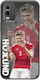 Euro 2024 Rasmus Hojlund Nokia C32 Schwarz Tpu Schwarzes Silikon