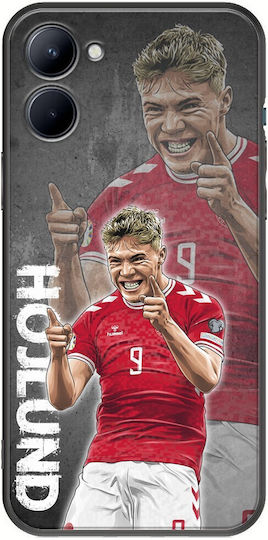 Euro 2024 Rasmus Hojlund Realme C33 Black Tpu Black Silicone