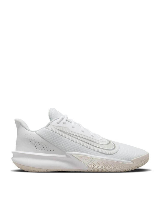 Nike Precision 7 Low Basketball Shoes White