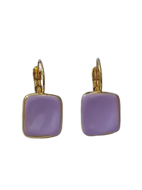 Baria Bags Earrings Pendants made of Steel Gold Plated