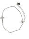 925 Silver Bracelet Rhodium Plated Zirconia