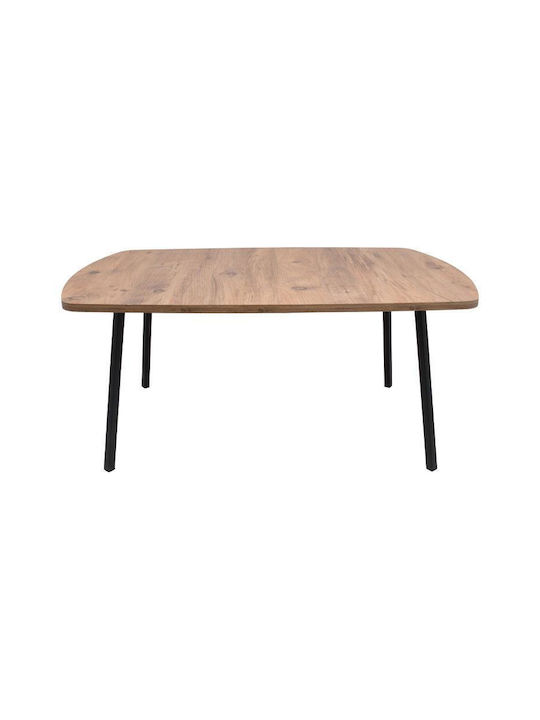 Round Coffee Table P20 Grey Oak L100xW65.5xH44cm