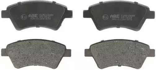 Abe Plăcuță de frână Față pentru Ford Expres Renault Kangoo / Expres / Rapid Skoda Rapid