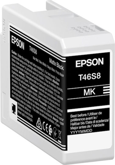 Epson T46S8 UltraChrome Pro10 Original InkJet Druckerpatrone Mattschwarz (C13T46S80N)