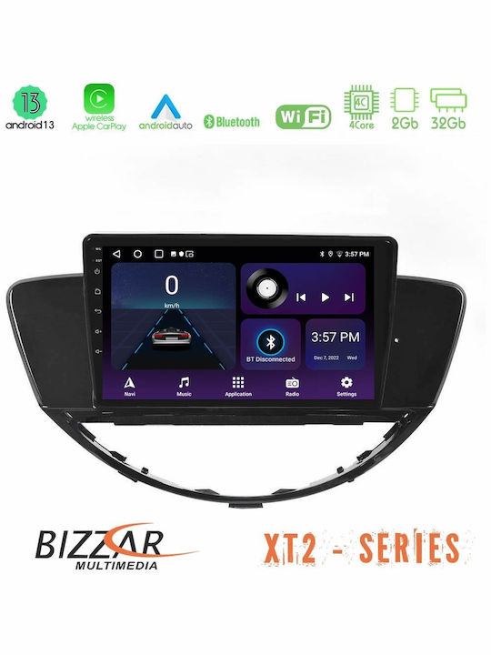 Bizzar Car Audio System 2DIN (Bluetooth/USB/WiFi/GPS/Apple-Carplay/Android-Auto) with Touch Screen 9"
