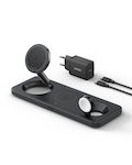 Anker Wireless Charger (Qi Pad) and Cable USB-C - USB-C 15W Blacks (MagGo)