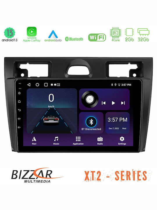 Bizzar Ηχοσύστημα Αυτοκινήτου 2DIN (Bluetooth/USB/WiFi/GPS/Apple-Carplay/Android-Auto) με Οθόνη Αφής 9"
