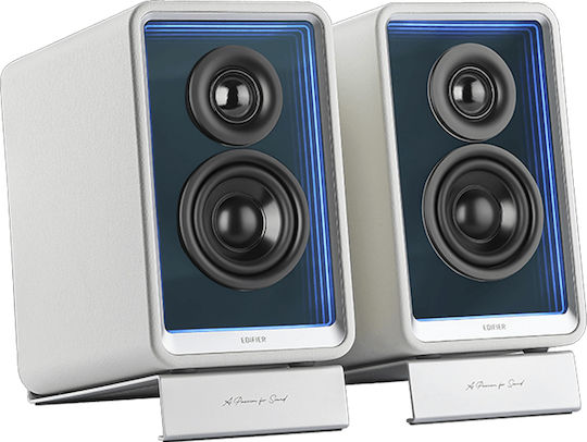Edifier QR65 Αυτοενισχυόμενα Ηχεία με Bluetooth 65W (Ζεύγος) Λευκά