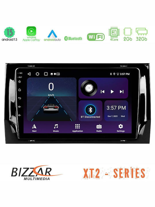Bizzar Ηχοσύστημα Αυτοκινήτου 2DIN (Bluetooth/USB/WiFi/GPS/Apple-Carplay/Android-Auto) με Οθόνη Αφής 10"