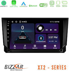 Bizzar Ηχοσύστημα Αυτοκινήτου 2DIN (Bluetooth/USB/WiFi/GPS/Apple-Carplay/Android-Auto) με Οθόνη Αφής 9"