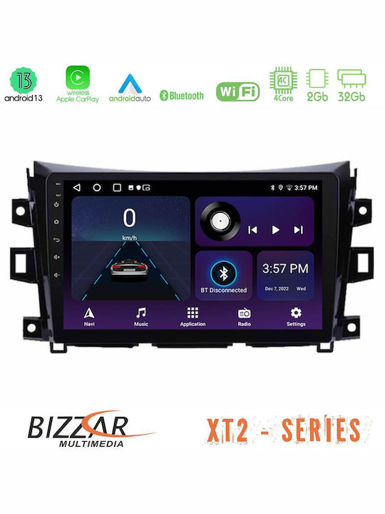 Bizzar Auto-Audiosystem 2DIN (Bluetooth/USB/WiFi/GPS/Apple-Carplay/Android-Auto) mit Touchscreen 9"