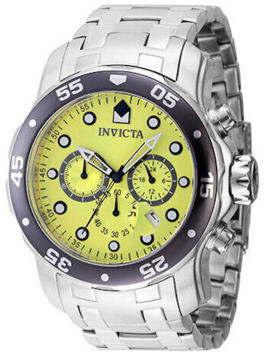 Invicta Pro Diver Ceas Barbati Cronograf Cu Baterie Cu Brățară Din