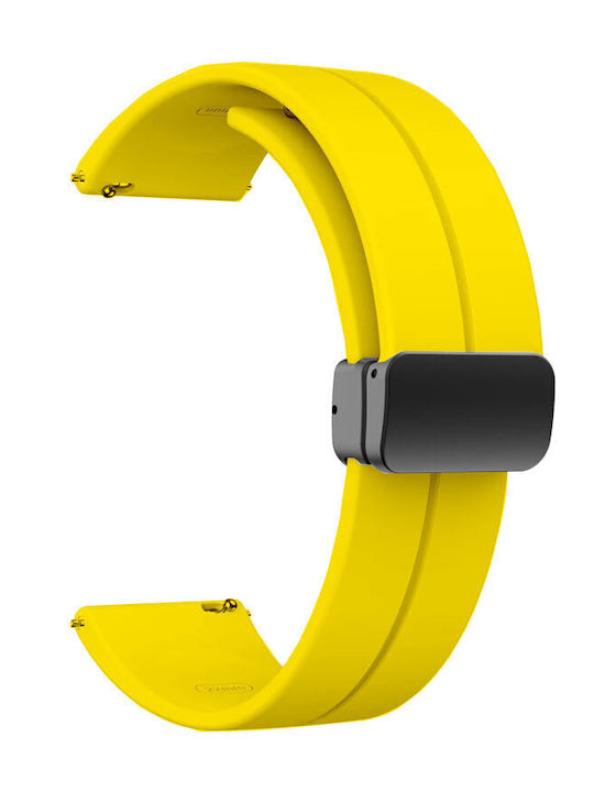 KOSTELO Rubber Strap Yellow 22mm