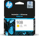 HP 938 Original InkJet Druckerpatrone Gelb (4S6...