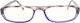 Carlo Rossi Damen Acetat Brillengestell Braun PL.17275-C2