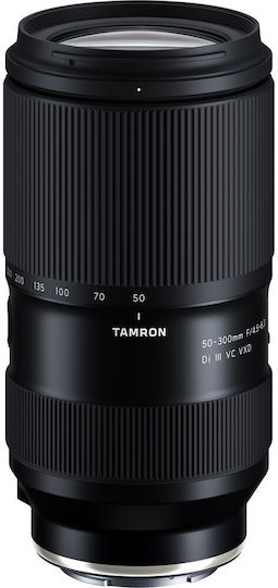 Tamron Full Frame Φωτογραφικός Φακός 50-300mm f/4.5-6.3 Di III VC VXD Tele Zoom για Sony E Mount Μαύρος