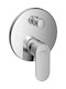 Hansgrohe Built-In with 2 Exits Silver