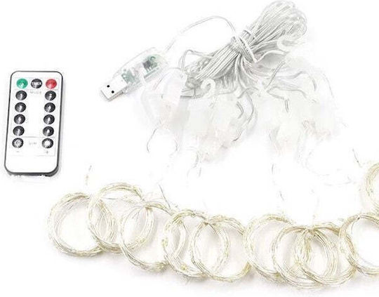 200 Lichter LED 3m. x 200cm USB Typ Vorhang 1Stück 200 Lichter LED 3m. x 200cm USB Typ Vorhang 1Stück