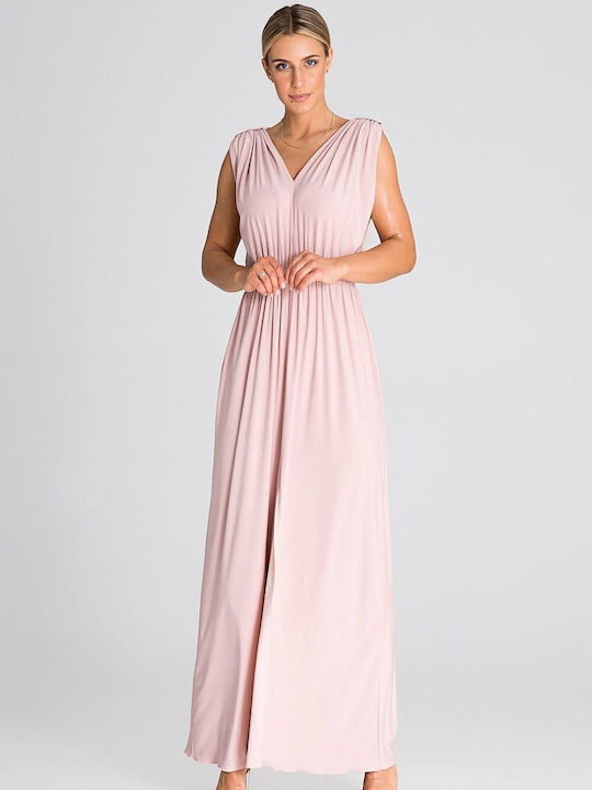 Figl Maxi Abendkleid Rosa