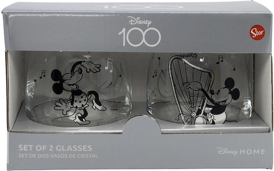 Disney 100 Years Mickey Minnie Комплект Чаши за Вода 510мл 2бр