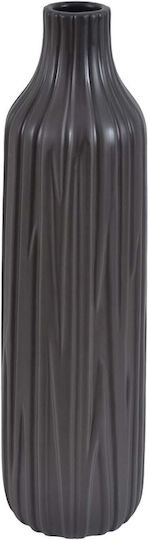Ankor Διακοσμητικό Βάζο Κεραμικό Γκρι Φ16.5xΥ58cm