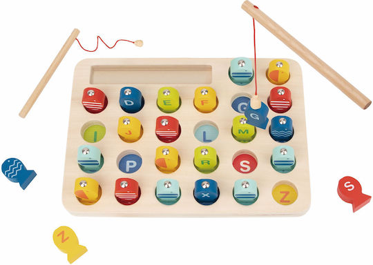Tooky Toys Fishing Toy Fishing Game made of Wood for 36++ Months