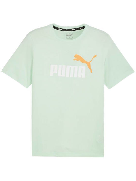 Puma T-shirt Bărbătesc cu Mânecă Scurtă Verde