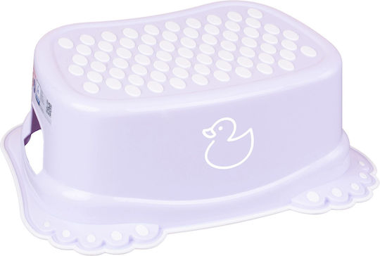 Chipolino Single Kids Step Stool Bathroom Duck Purple