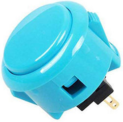 On-Off switch Pushbutton Blue 1pcs