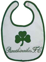 Panathinaikos Σαλιάρα Υφασμάτινη White Panathinaikos Σαλιάρα Υφασμάτινη White