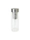 Bottle Water Glass with Screw Cap Transparent 400ml