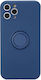 Ring Back Cover Silicon Albastru (Huawei P40 Lite E)