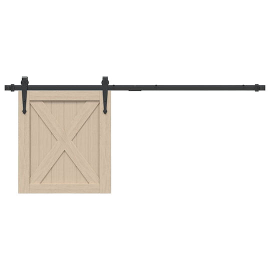 vidaXL Μηχανισμός Επαναφοράς για Πόρτες έως 122cm και 20kg Μαύρος