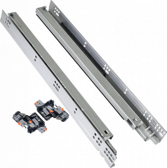 Dtc Drawer Slides Concealed Full Extension Soft Close Clip 3d Pair 500mm
