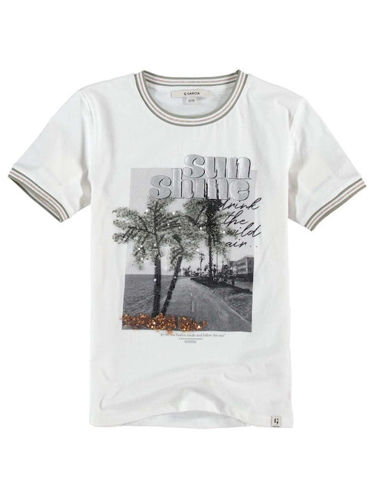 Garcia Jeans Kids T-shirt White