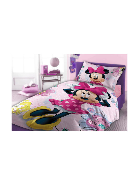 Disney Σετ Παιδικό Κουβερλί Μονό 160x240εκ.