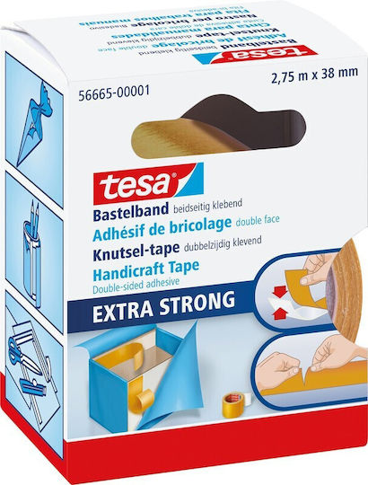 Bandă adezivă transparentă dublă față Tesa 2.75m X 38mm Bandă adezivă transparentă dublă față Tesa 2.75m X 38mm