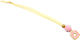 Makwedding Christening Charm Pendant Pink 25pcs