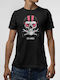 Men's Black Old Skull T-shirt