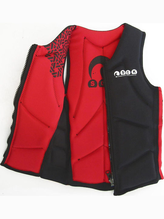 SCK Adults Impact Vest for Water Sports Red