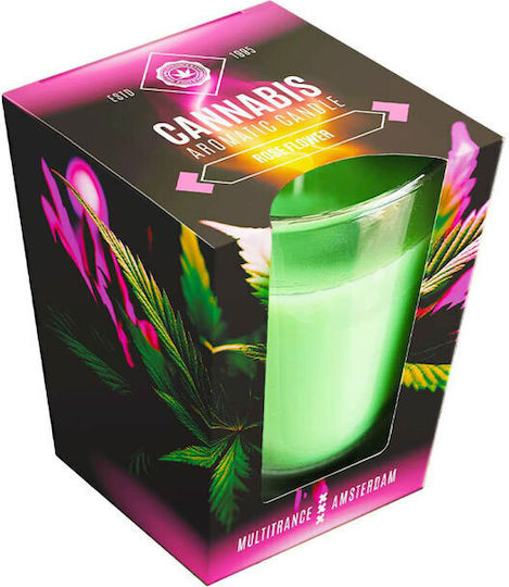 Candle Light Aromatisches Kerze im Gefäß mit Rose Parfüm 230g