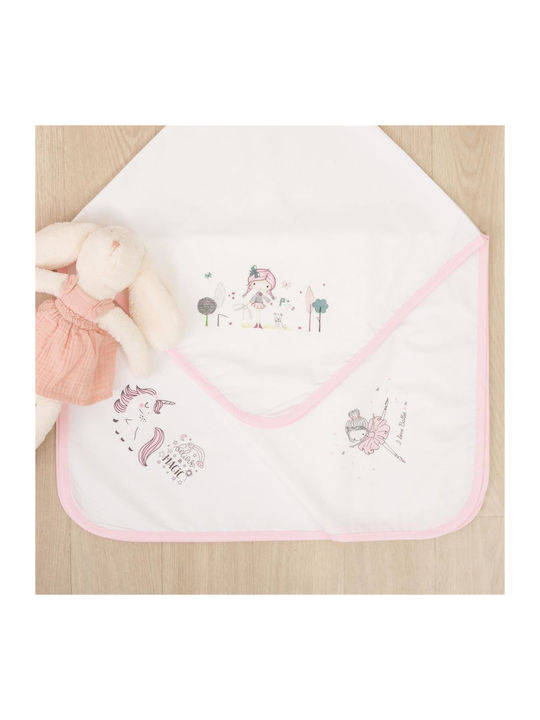 Borea Κορίτσι Pique Swaddle Wrap White