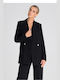 Figl Long Women's Blazer Black