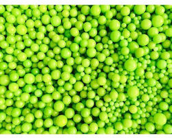 Decorative Pearls Green 100gr 01114