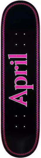 April Deck Logo 8.5" Σανίδα Shortboard Ροζ