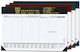 Next Weekly Planner Agenda 2025 Black 30x43cm